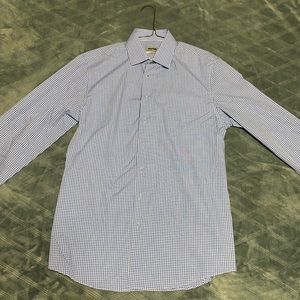 Plaid Kenneth Cole Unlisted Mens Dress Shirt. Like new. Slim Fit medium